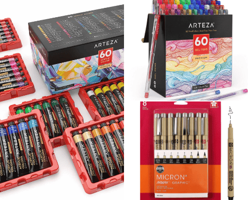 Art Supplies cover photo collage