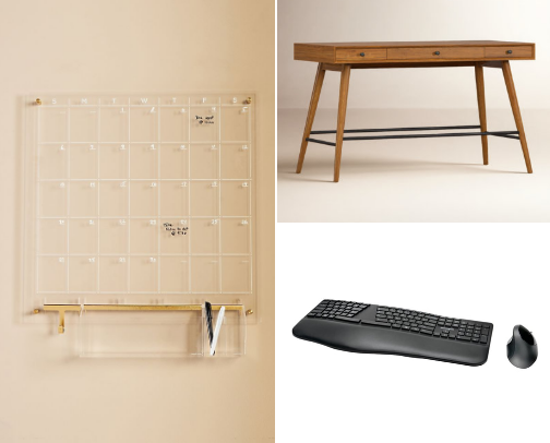 The Fashionably Organized Office cover photo collage
