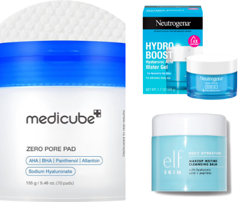 Skin care cover photo collage