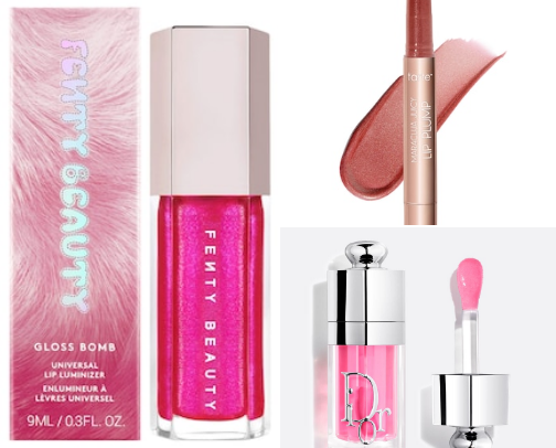 The GLOSSIEST Lip Products💄 (natural + colored options) cover photo collage