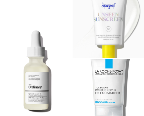 My favorite skincare recs cover photo collage