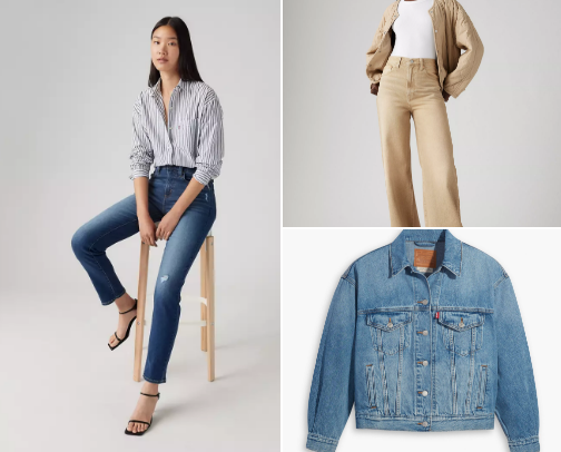 LEVI'S WOMEN✨ cover photo collage
