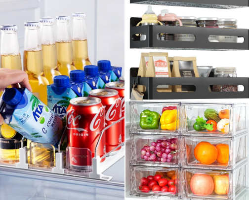 The Ultimate Fridge Setup to Maximize Space, Extend Freshness, and Stop Food Waste! cover photo collage