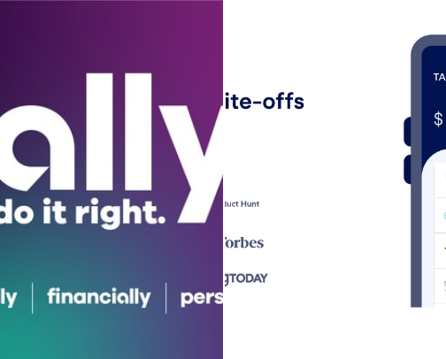 My financial app recommendations cover photo collage