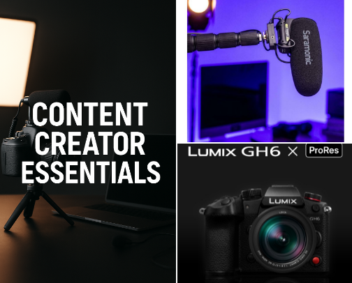 Content creator essentials cover photo collage