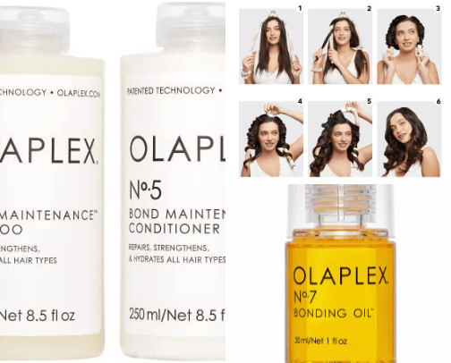 fav hair products cover photo collage
