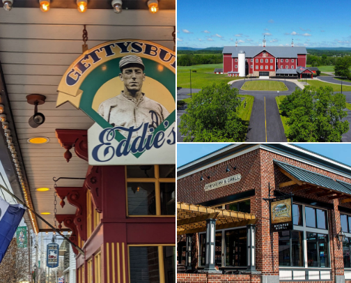 Things to do near Gettysburg, PA cover photo collage