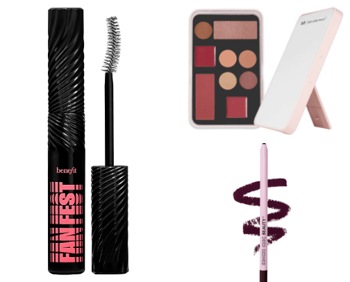 Beauty products cover photo collage