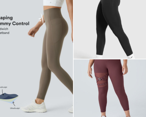 Affordable activewear cover photo collage