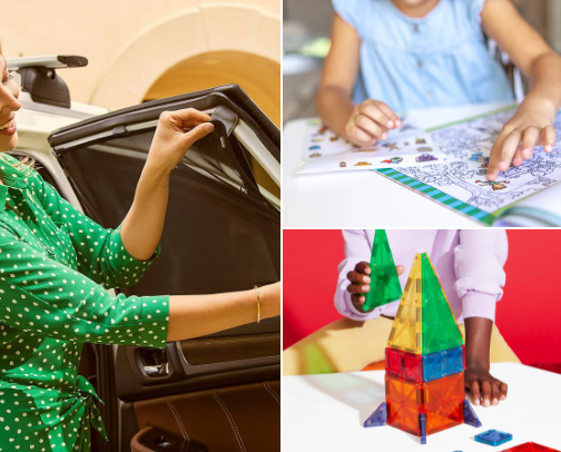 Road trip and plane activities for ages 1-6 cover photo collage