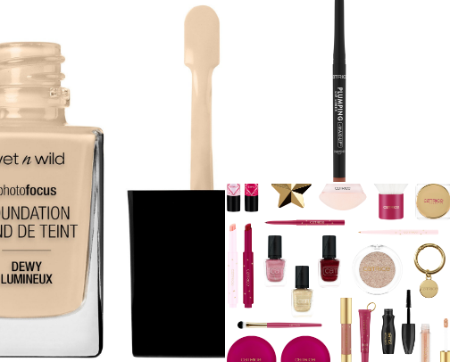 Best drugstore makeup cover photo collage