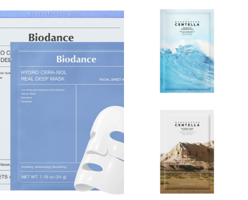 Sheet Masks for Deep Hydration cover photo collage