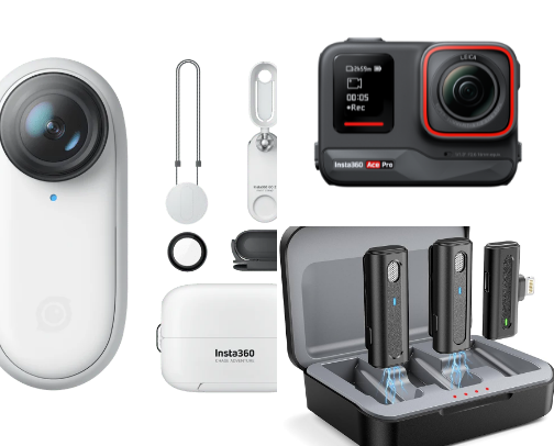 Essential items for new content creator cover photo collage