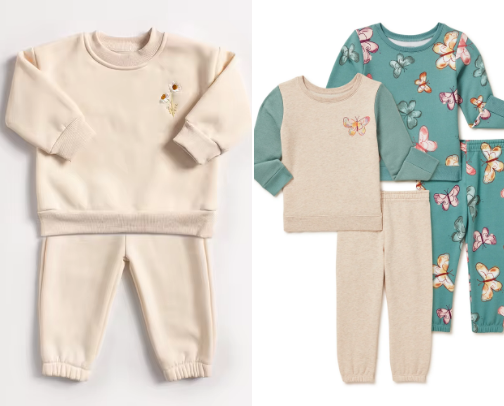 Girl's matching sets cover photo collage