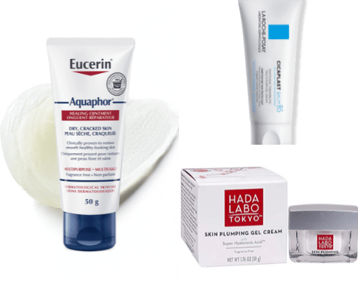 Must have skincare products cover photo collage
