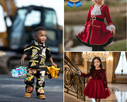 Kid's/toddler outfits cover photo collage