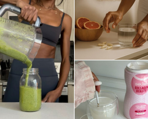 Inside My Hair Wellness Routine cover photo collage