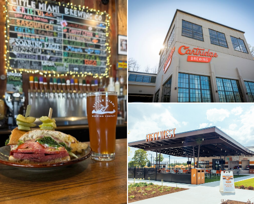 Favorite Cincinnati Breweries cover photo collage