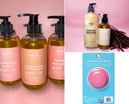Shower routine cover photo collage