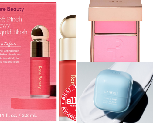 What I use for glowy skin cover photo collage