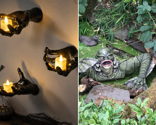 Spooky corner cover photo collage