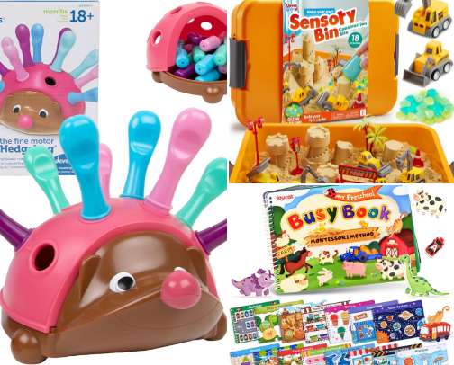 OT approved toys for two year olds cover photo collage