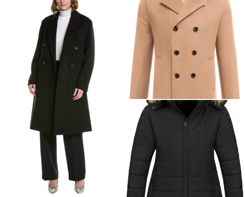 Warm, stylish Winter Coats women love to wear cover photo collage