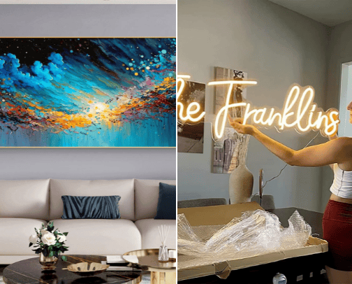 Home decor cover photo collage