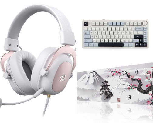 My GAMING SETUP! 👩🏼‍💻🩷 cover photo collage