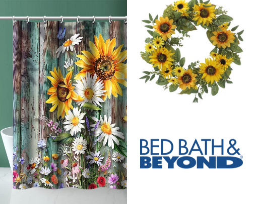 Bright & Cheerful Sunflower Decor cover photo collage