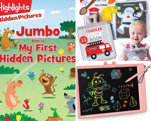 Quiet-Time Activities for Busy Little Hands cover photo collage