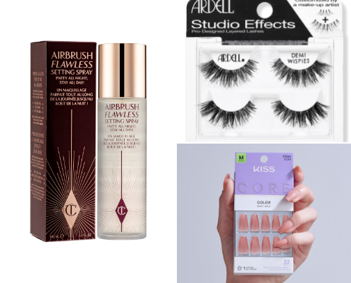 Long-Lasting Special Occasion Makeup, Nail, and Hair Essentials cover photo collage