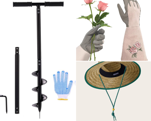 GARDENING TOOLS cover photo collage