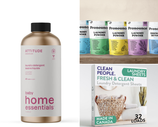 Household cleaners (nontoxic) cover photo collage