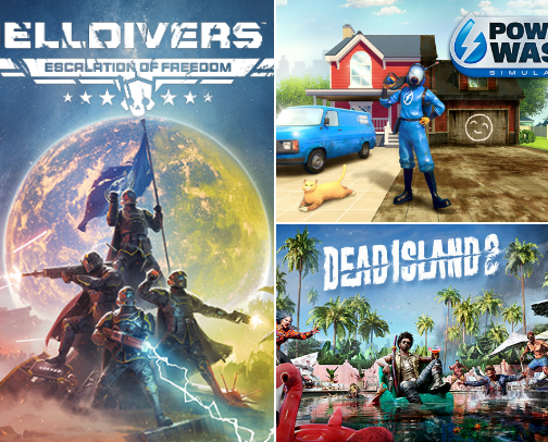 Games that will make you stay home cover photo collage