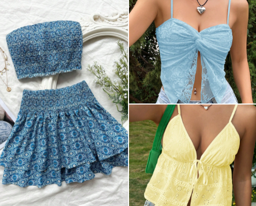 fashion look book cover photo collage