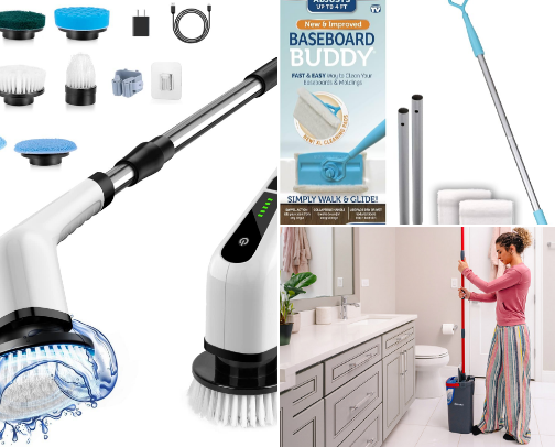 Amazon Cleaning Tools That Save Time cover photo collage