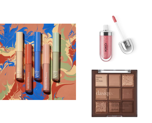 my simple daily makeup products cover photo collage