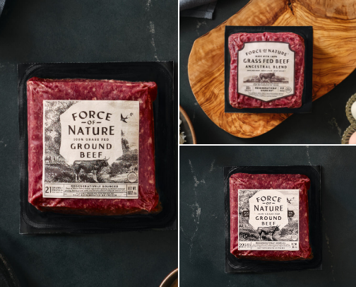 Natural foods cover photo collage
