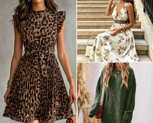 Womens Dresses cover photo collage