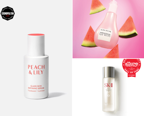 15 Skincare Products That Make Your Skin Glow Like Glass cover photo collage