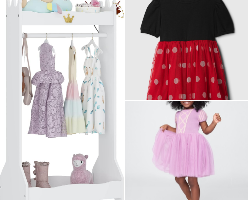 Toddler Dress Up Station cover photo collage