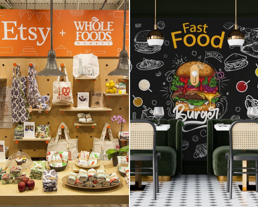 Etsy (US) cover photo collage