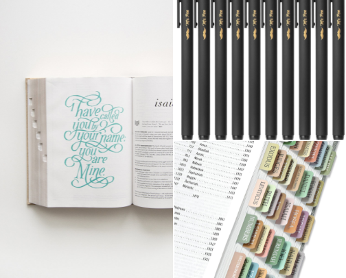 My favorite things to help you getting into the Bible cover photo collage