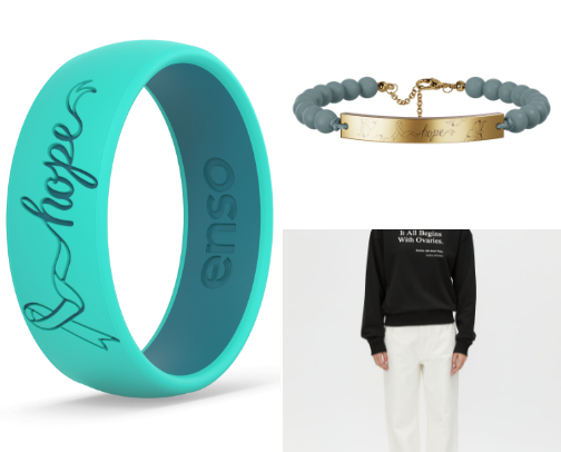 Feeling Teal (Ovarian Cancer Awareness Month) cover photo collage