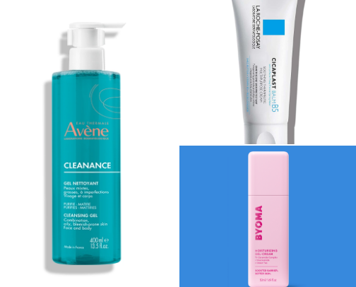 skin care products 🫧✨💖 cover photo collage