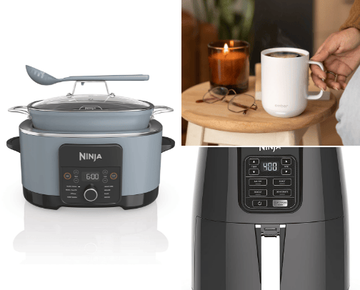 My Kitchen Essentials that make my life easier as a busy Solo mom of 2 and Homeschooler cover photo collage