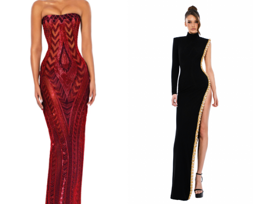 Luxury Evening Gowns That Look Straight Off the Red Carpet cover photo collage