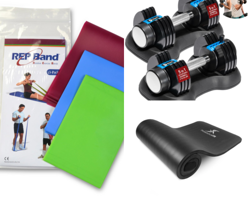 G4E Home Workout Essentials — No Gym Needed, 40+ Friendly cover photo collage