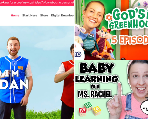 Kids Safe YouTube Shows cover photo collage